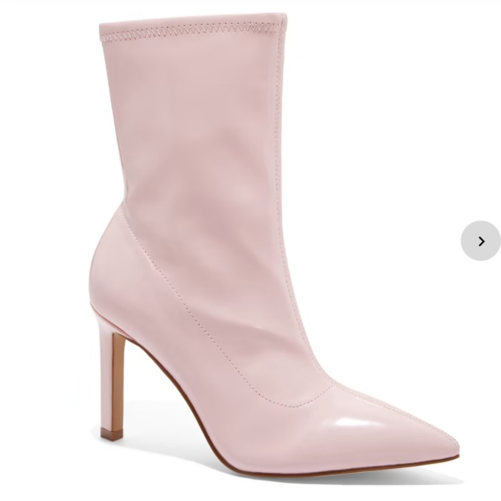 NIB New York and Company Pink Naomi Patent Booties
